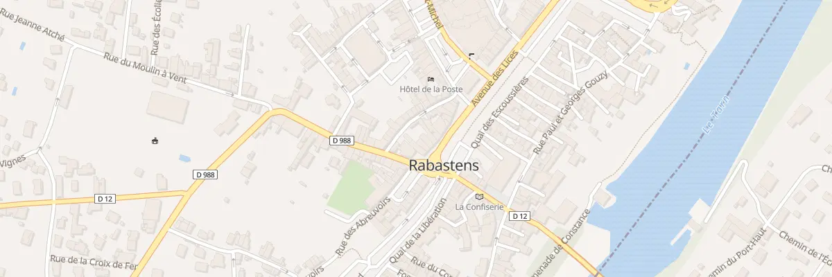 Plan du 1 Pl Dauphine à Rabastens
