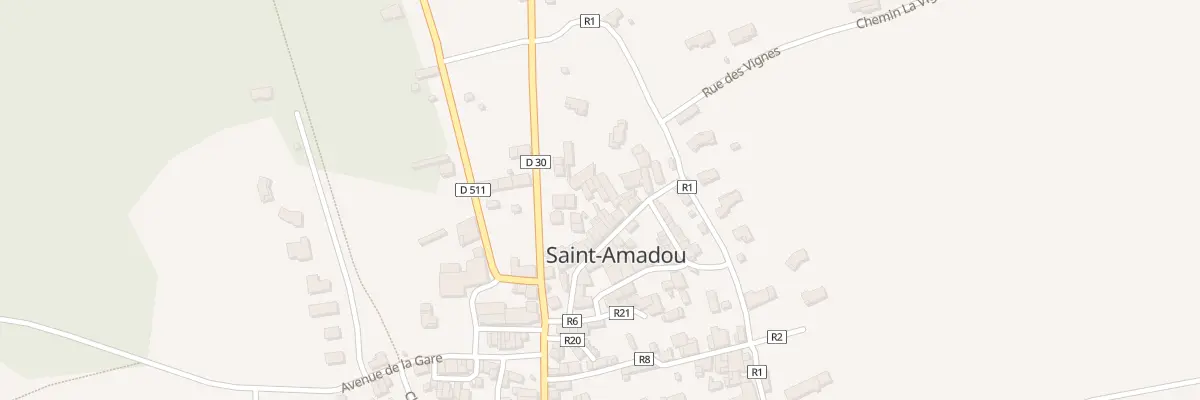 Plan du 25B Rue Gravielle à Saint-Amadou