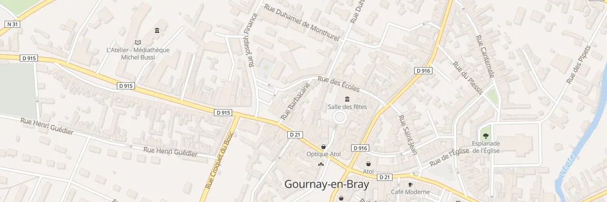 Plan du 6B Rue Barbacane à Gournay-en-Bray