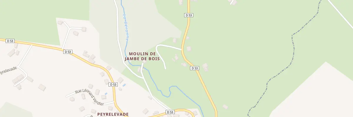 Plan du 1060 Rte de Lestrade à Naves