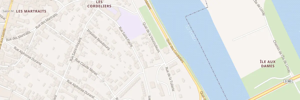 Plan du 9 Quai de la Vaucouleurs à Mantes-la-Jolie
