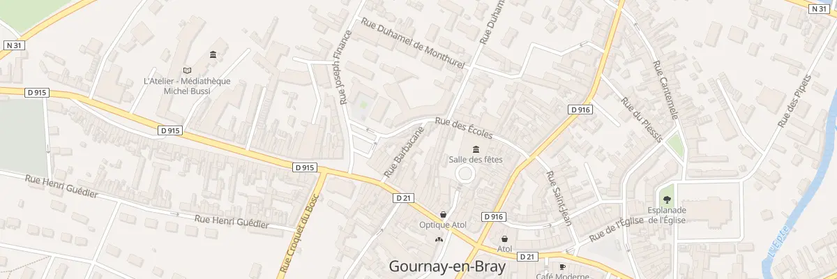 Plan du 8 Rue Barbacane à Gournay-en-Bray