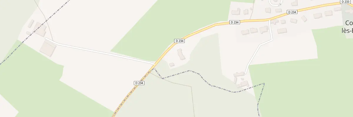 Plan du 535 Rue des Fontenettes à Conteville-lès-Boulogne