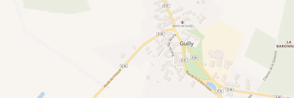 Plan du 3 Rue du Prieuré à Guilly