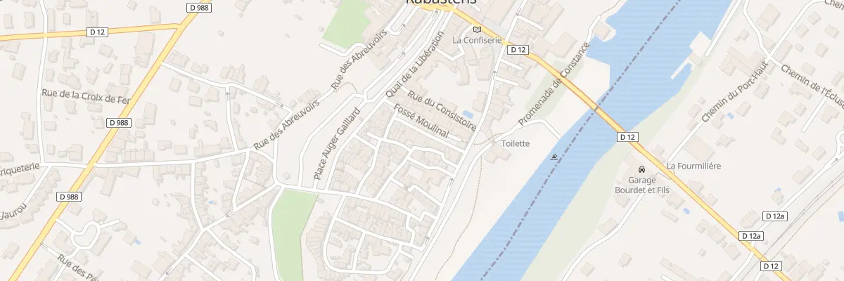 Plan du 8 Quai du Descargadou à Rabastens