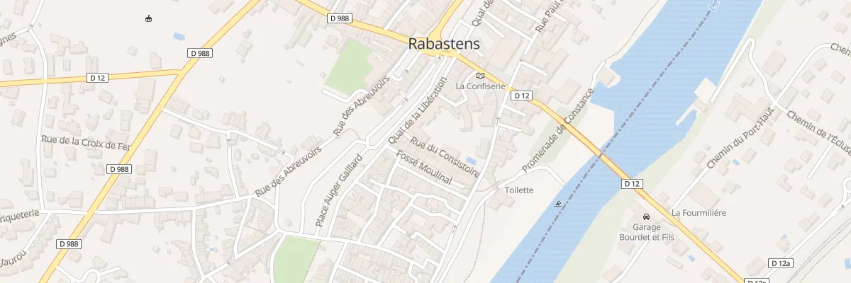 Plan du 5 Rue du Consistoire à Rabastens
