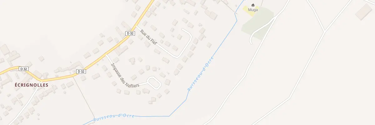 Plan du 14 Rue du Fief à Écrosnes