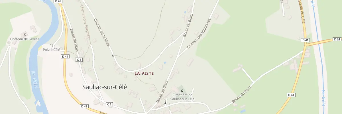 Plan du 5017 La Viste à Sauliac-sur-Célé