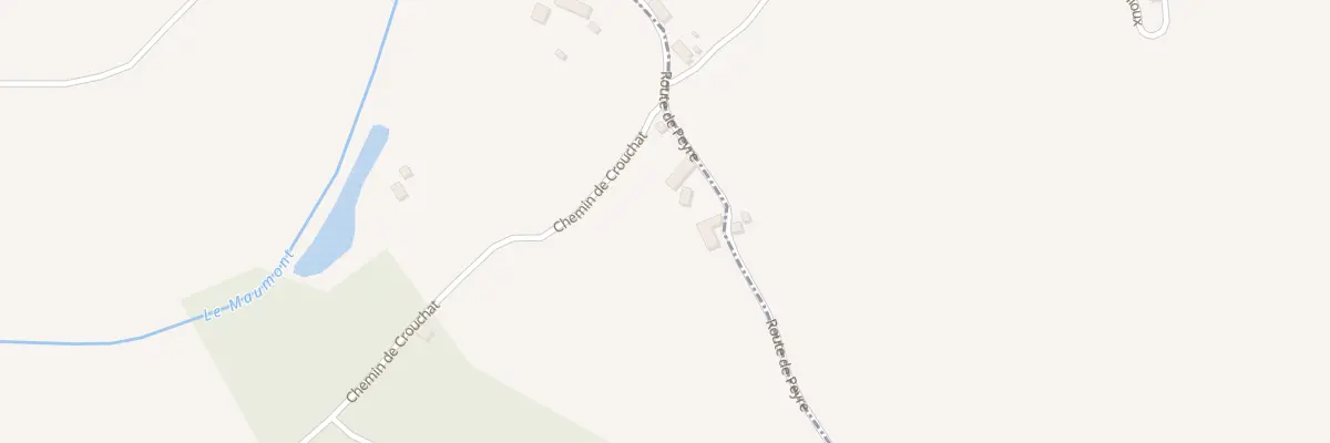 Plan du 724 Rte de Peyre à Branceilles