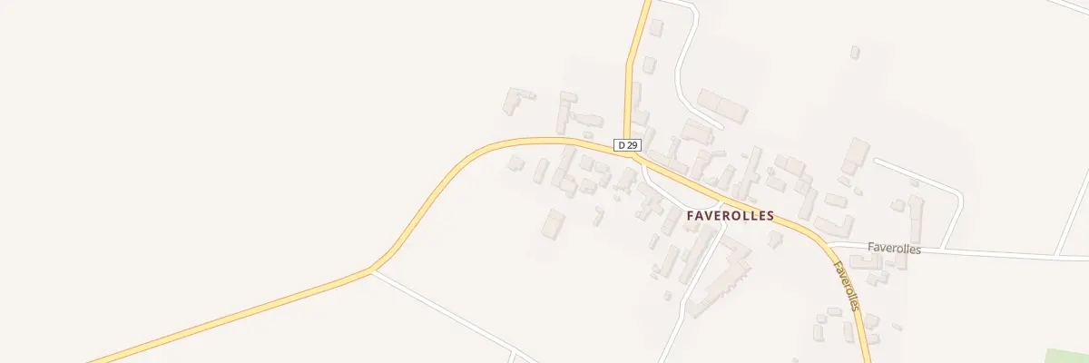 Plan du 29 Faverolles à Terminiers