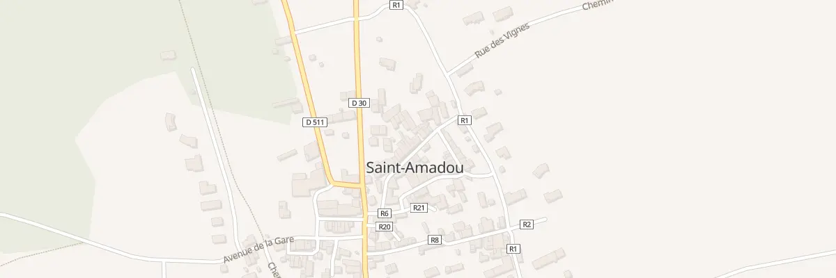 Plan du 25 Rue Gravielle à Saint-Amadou