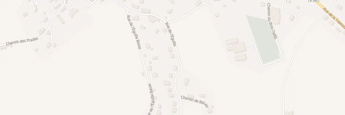 Plan du 12 Rue de l’Eguille à Chameyrat