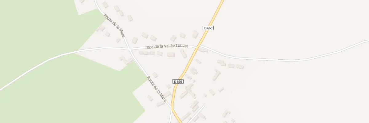 Plan du 5000I Rue de la Vallée Louvet à Hébécourt