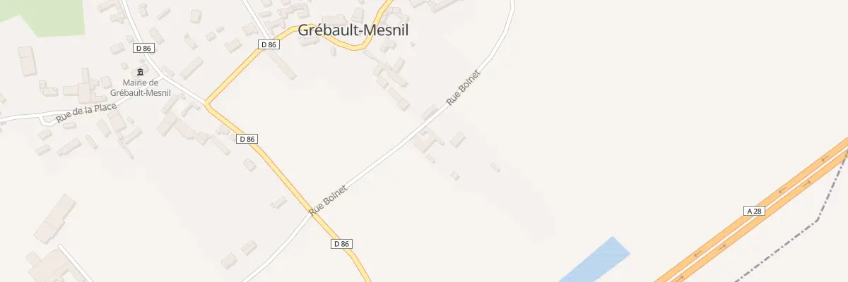 Plan du 2 Rue Boinet à Grébault-Mesnil