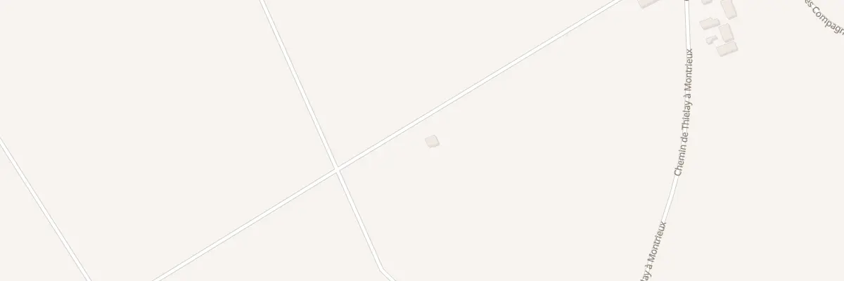 Plan du 3 Che de Thielay à Montrieux à Montrieux-en-Sologne