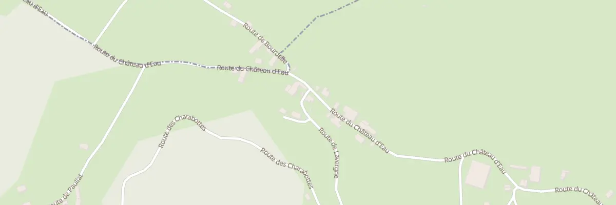 Plan du 650 Rte du Château d’Eau à Sérilhac