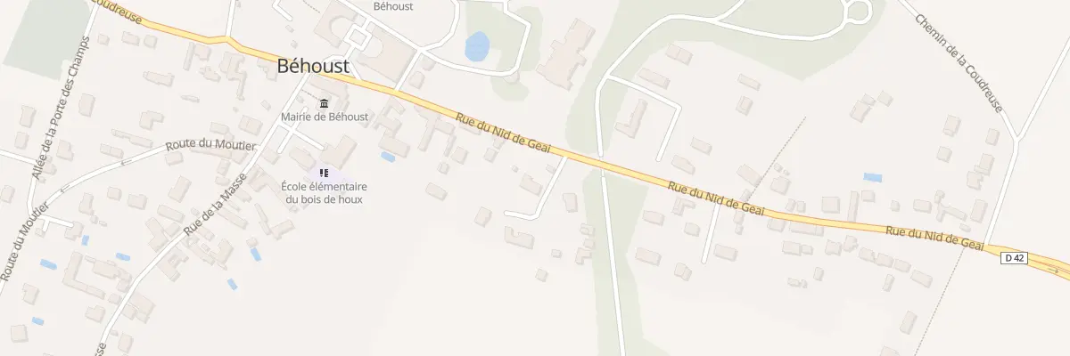 Plan du 14 Rue du Nid de Geai à Béhoust