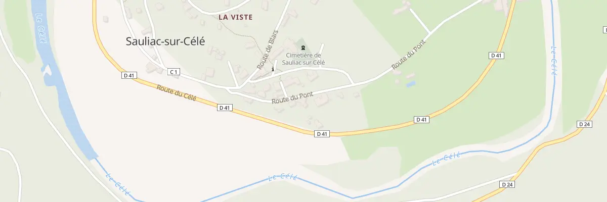 Plan du 5034 Le Bourg à Sauliac-sur-Célé