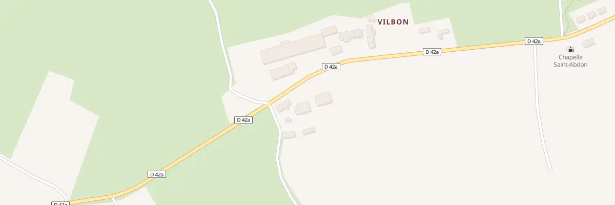 Plan du 1 Vilbon à Gournay
