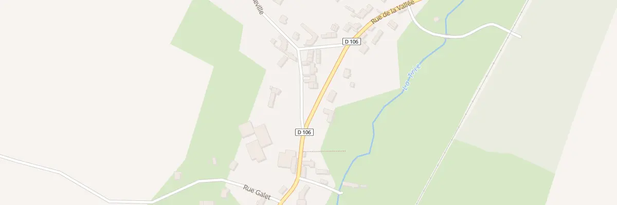 Plan du 1 Rue de Saigneville à Cahon