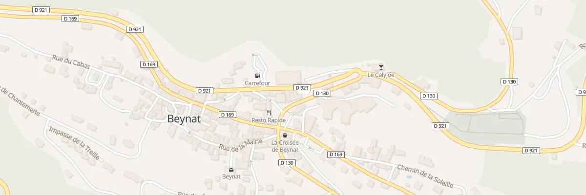 Plan du 5101 Le Bourg à Beynat