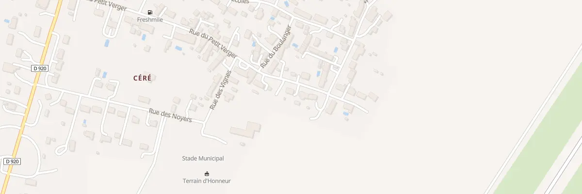 Plan du 33 Rue du Petit Verger à Coings