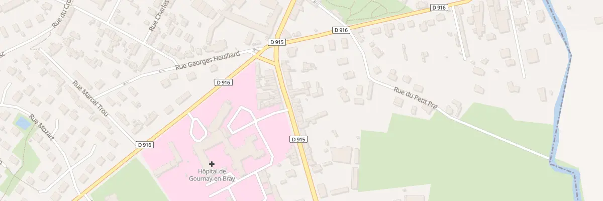 Plan du 29 Av de la 1er Armee Francaise à Gournay-en-Bray