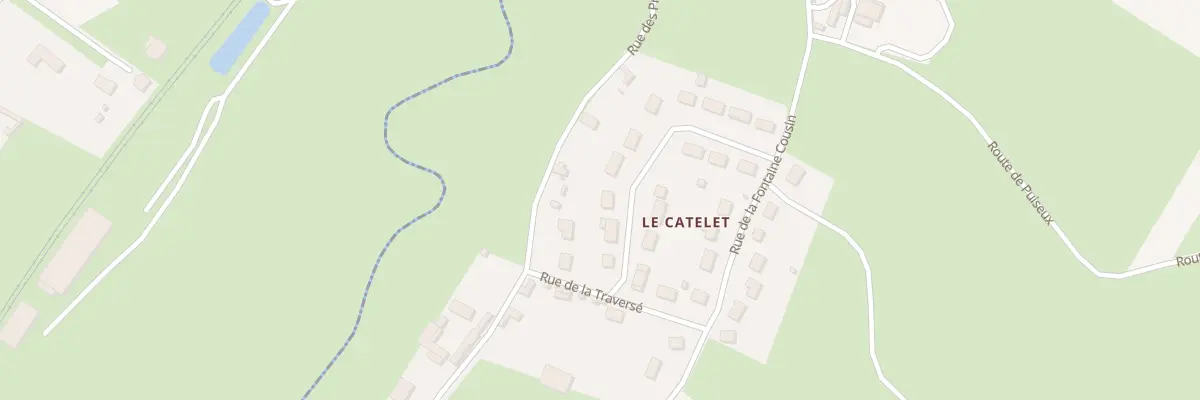 Plan du 16 Rue du Catelet à Saint-Pierre-es-Champs