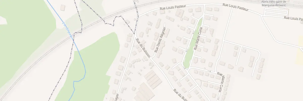 Plan du 1 Rue Denis Régnier à Rinxent
