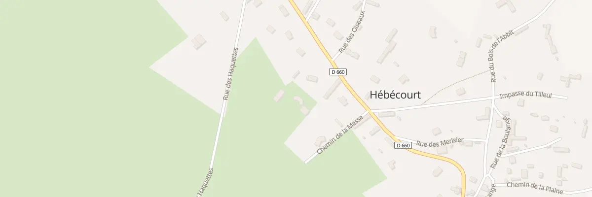 Plan du 9T Rue de la Lande Soret à Hébécourt