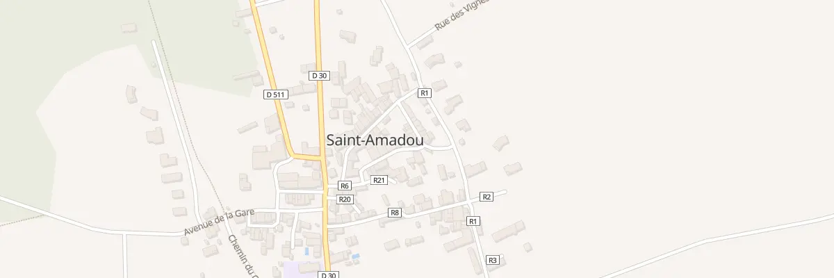 Plan du 9 Rue Le Cazal à Saint-Amadou