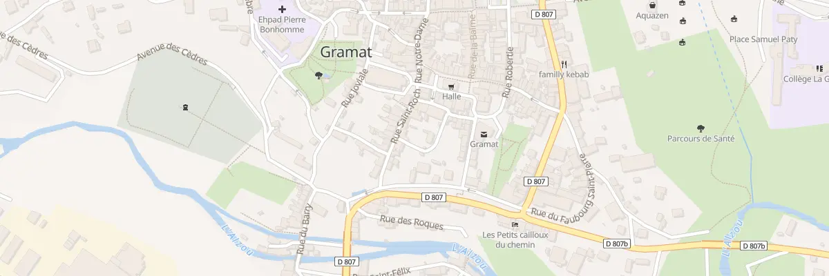 Plan du 5 Rue Saint Roch à Gramat