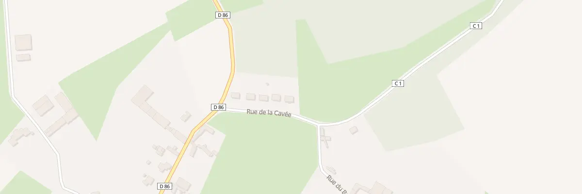 Plan du 9 Rue de la Cavee à Ercourt