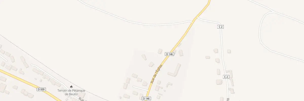 Plan du 5 Rue de l’Eglise à Beutin