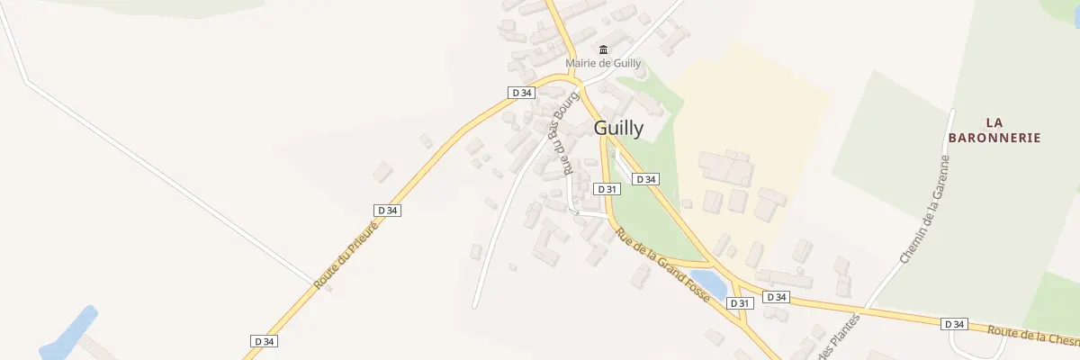 Plan du 3 Imp du Chemin Creux à Guilly