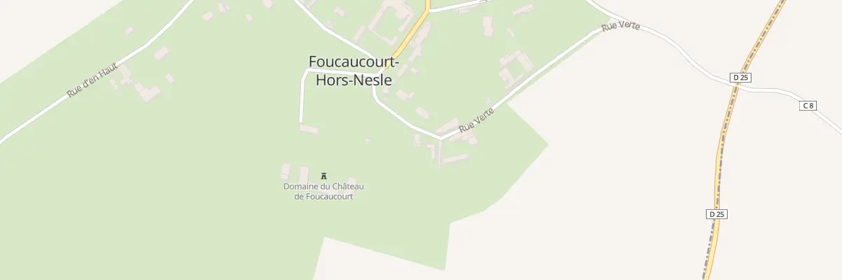 Plan du 3 Rue Verte à Foucaucourt-Hors-Nesle