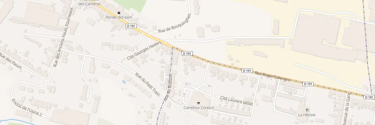 Plan du 123 Rue Roger Salengro à Rinxent