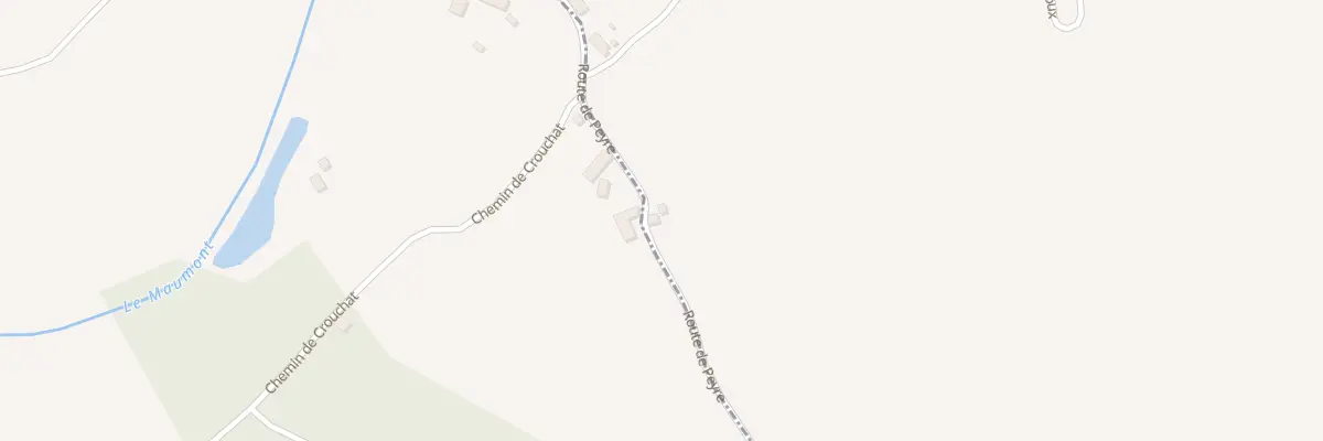 Plan du 346 Rte de Peyre à Curemonte