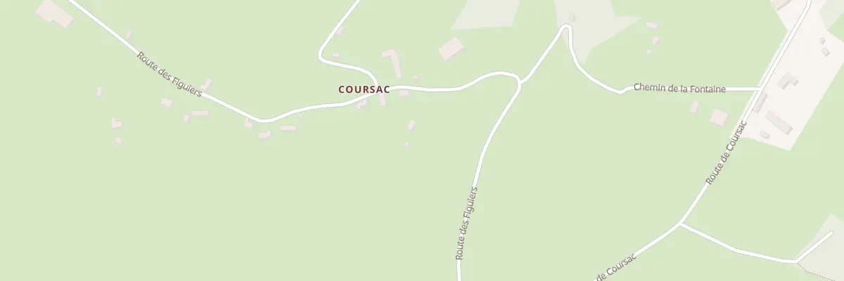 Plan du 5377F Coursac à Quissac-en-Quercy