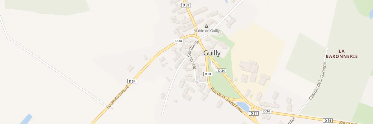 Plan du 1 Imp du Chemin Creux à Guilly