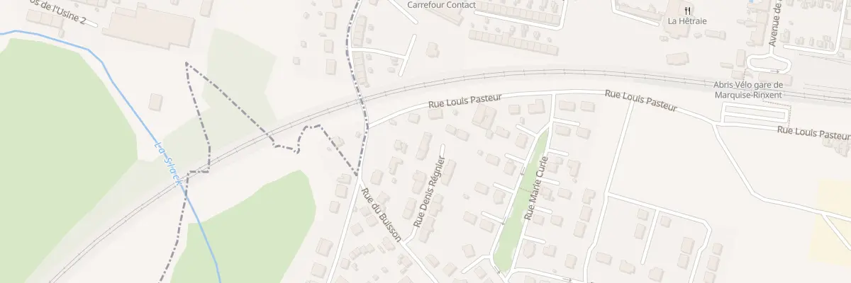 Plan du 11 Rue Denis Régnier à Rinxent