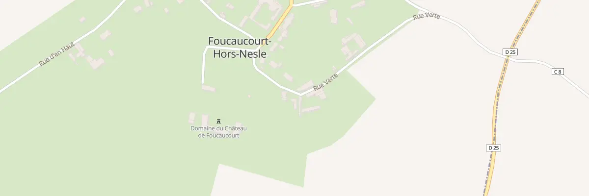 Plan du 5 Rue Verte à Foucaucourt-Hors-Nesle