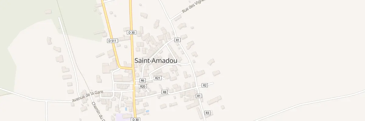 Plan du 14 Rue Le Cazal à Saint-Amadou