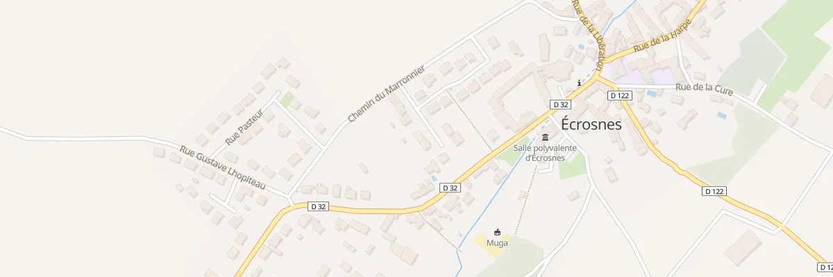 Plan du 4 Rue de la Briquèterie à Écrosnes