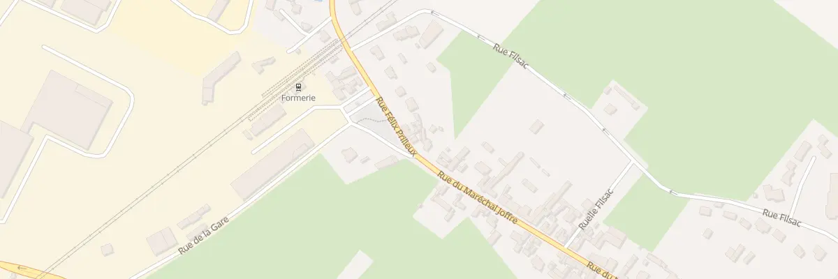 Plan du 4 Rue Felix Prilleux à Formerie