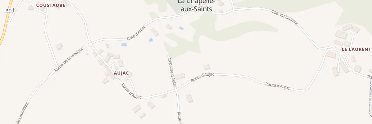 Plan du 345 Rte d’Aujac à La Chapelle-aux-Saints