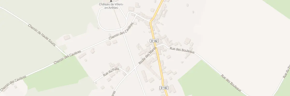 Plan du 5 Rte des Mares à Villers-en-Arthies