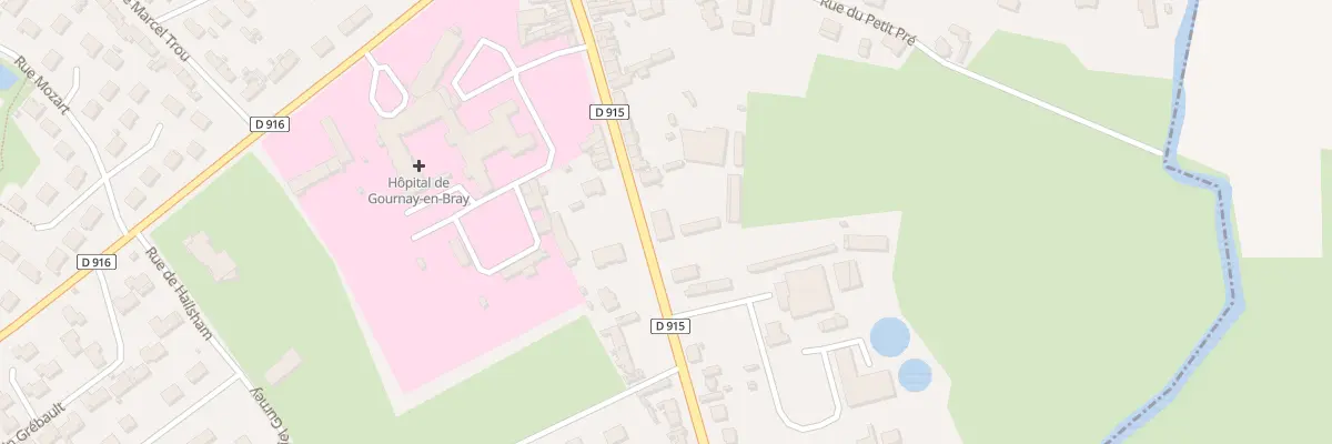 Plan du 51 Av de la 1er Armee Francaise à Gournay-en-Bray