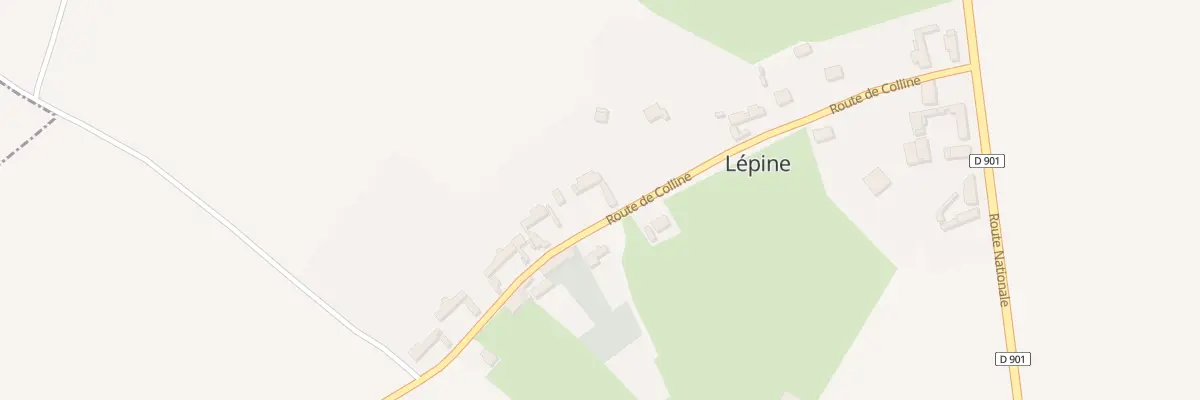 Plan du 16 Rte de Colline à Lépine