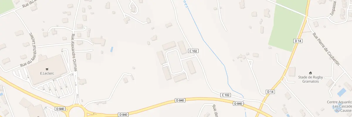 Plan du 351 Rte du Caille à Gramat